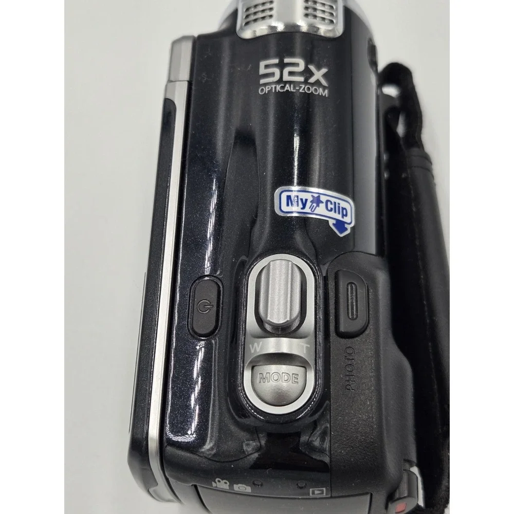 Samsung HMX-F90 HD Camcorder 52x Optical Zoom - Black w USB Cable